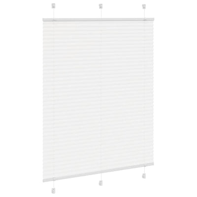 Valkoinen laskostettu blind Matita 110x100cm (kankaan leveys 109,4 cm)