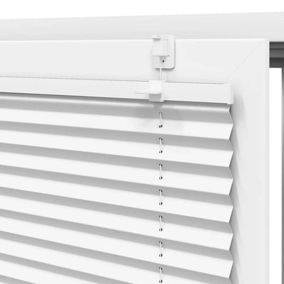 Valkoinen laskostettu blind Matita 40x150cm (kankaan leveys 39,4 cm)