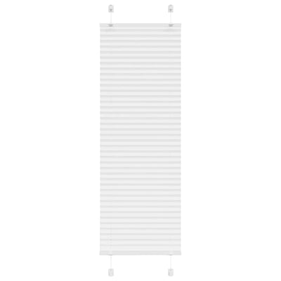 Valkoinen laskostettu blind Matita 45x150cm (kankaan leveys 44,4 cm)