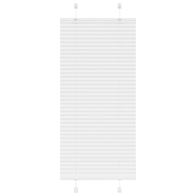 Valkoinen laskostettu blind Matita 55x150cm (kankaan leveys 54,4 cm)