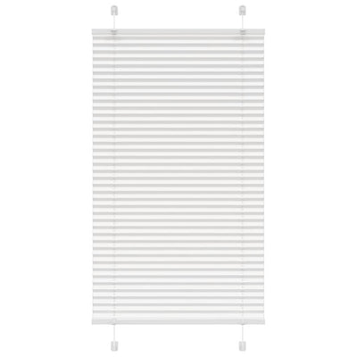 Valkoinen laskostettu blind Matita 80x150cm (kankaan leveys 79,4 cm)