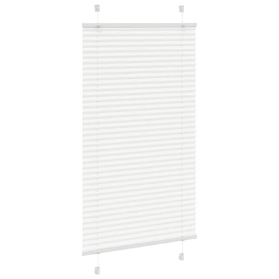 Valkoinen laskostettu blind Matita 80x150cm (kankaan leveys 79,4 cm)