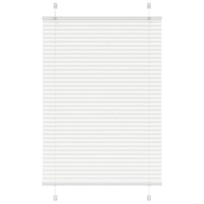 Valkoinen laskostettu blind Matita 95x150cm (kankaan leveys 94,4 cm)