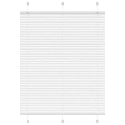 Valkoinen laskostettu sokea Matita 105x150cm (kankaan leveys 104,4 cm)