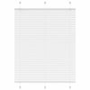 Valkoinen laskostettu blind Matita 110x150cm (kankaan leveys 109,4 cm)