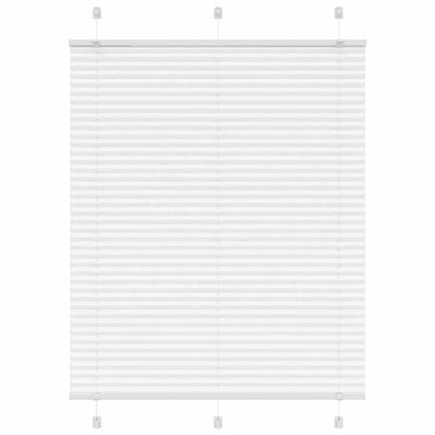 Valkoinen laskostettu blind Matita 110x150cm (kankaan leveys 109,4 cm)