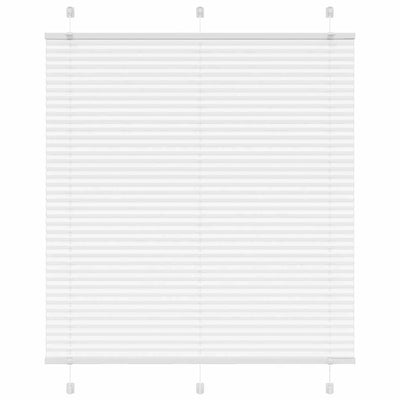 Valkoinen laskostettu blind Matita 115x150cm (kankaan leveys 114,4 cm)