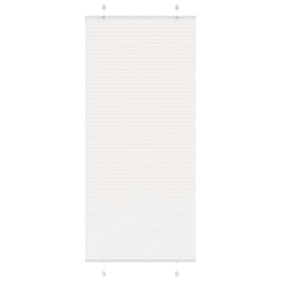 Valkoinen laskostettu blind Matita 85x200cm (kankaan leveys 84,4 cm)