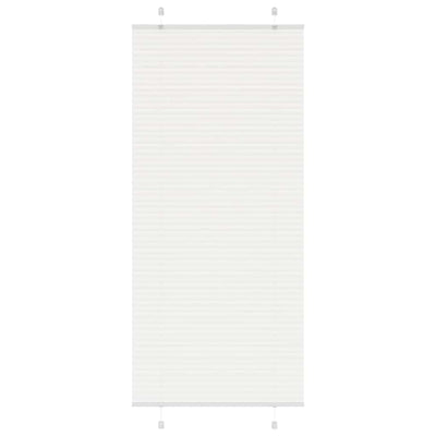 Valkoinen laskostettu blind Matita 100x200cm (kankaan leveys 99,4 cm)