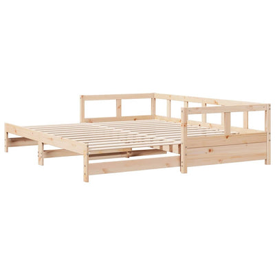 Vuodesohva ilman patjaa 80x200 cm täysi mänty