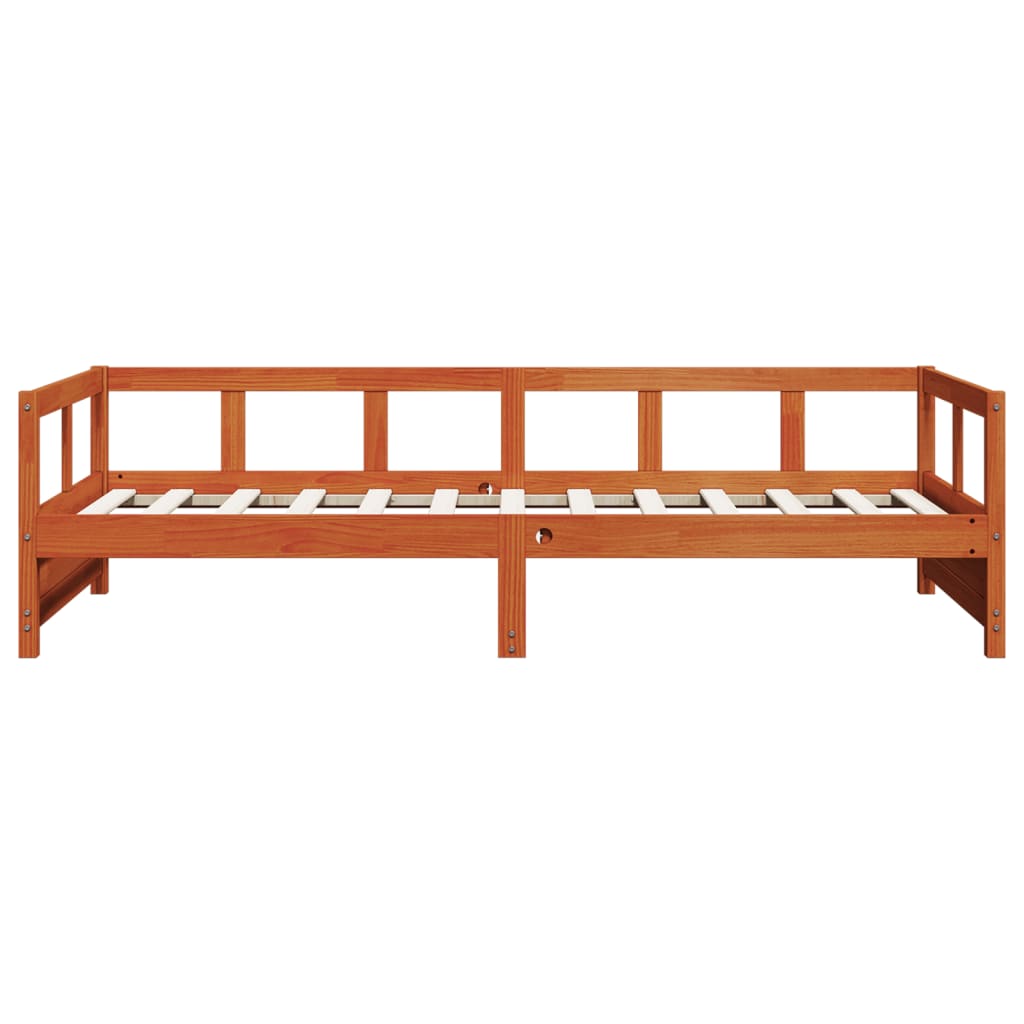 Vahanruskea sohvasänky Valegia 90x200cm (mänty)