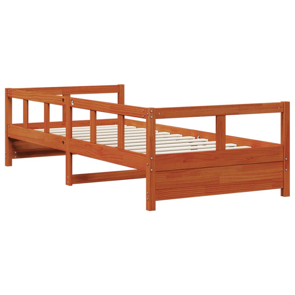 Vahanruskea sohvasänky Valegia 90x200cm (mänty)