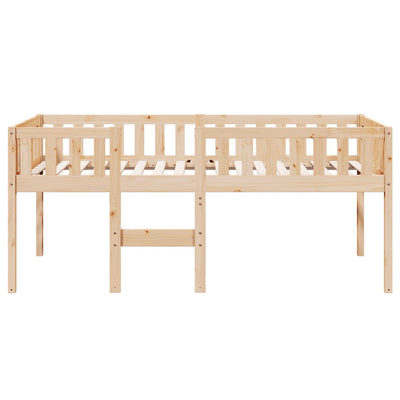 Lastensänky ilman patjaa 75x190 cm täysi mänty