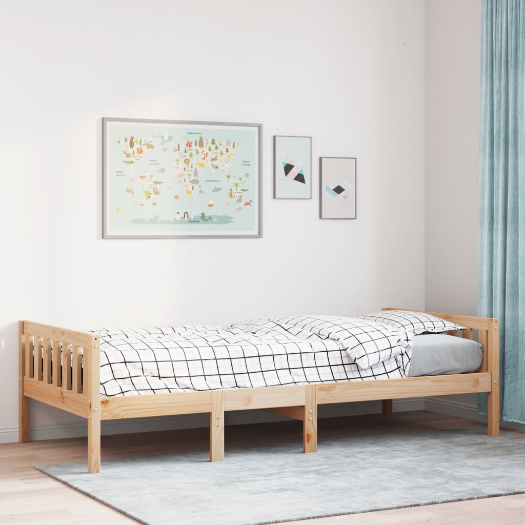 Lastensänky ilman patjaa Stene 90x190cm (mänty)