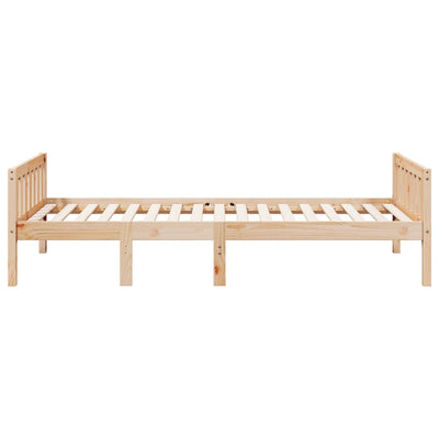 Lastensänky ilman patjaa 75x190 cm täysi mänty