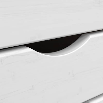 Hunajanruskea laatikosto pyörillä Schira (moss, mänty)