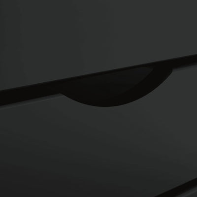 Musta laatikosto pyörillä moss Rako (mänty)