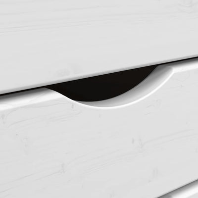 Hunajanruskea laatikosto pyörillä moss Antusa (mänty)