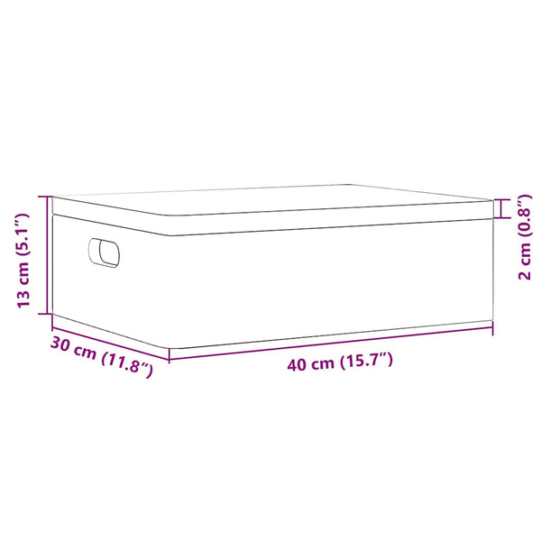 puinen laatikko kannella ja kahvoilla musta 40x30x13cm