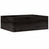 puulaatikko kahvoilla Musta 40x30x13 cm massiivipuumänty