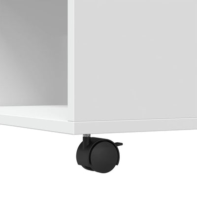 Valkoinen sohvapöytä Rachella 80x80x40cm (puinen)