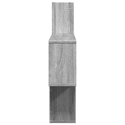 Harmaa seinähylly Klamer 100x15x70cm (puinen)