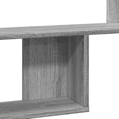 Harmaa seinähylly Klamer 100x15x70cm (puinen)