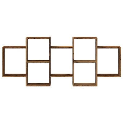 Vanha puu seinähylly Iohana 159x18x65cm (puinen)