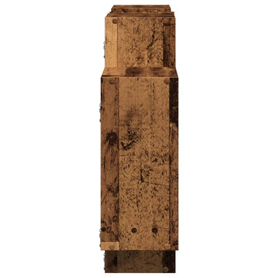 Vanha puu seinähylly Iohana 159x18x65cm (puinen)