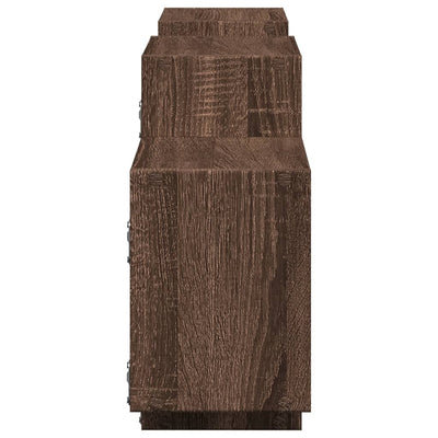 Ruskea seinähylly Iohana 129x18x42cm (puinen)