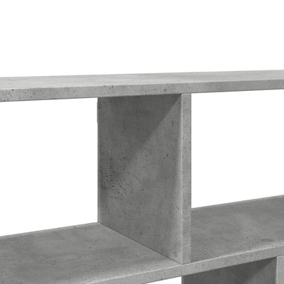 Seinähylly betoninharmaa 100x25x50 cm tekninen puu