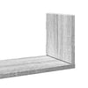 Seinähyllyt 3 kpl harmaa Sonoma 58x18x18 cm tekninen puu