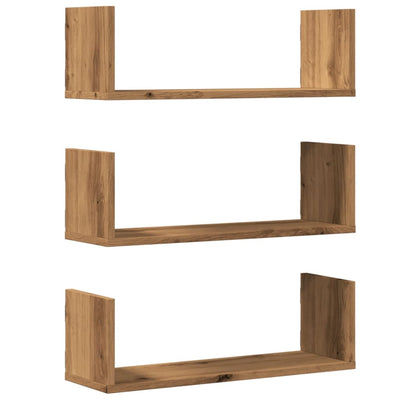 Kasvitelineet 3 kpl artesaani tammi 58x18x18 cm tekninen puu