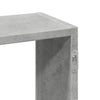 Seinähylly betoninharmaa 159x18x66 cm lastulevy