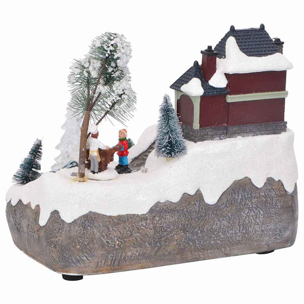 Joulupöytäkoriste Monivärinen 23,5 x 16 x 18,5 cm Hartsi