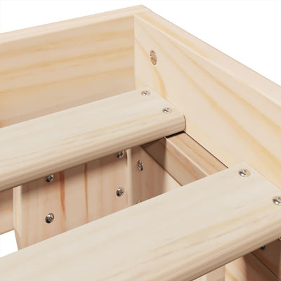 Sänky ilman patjaa 120x190 cm täysi mänty