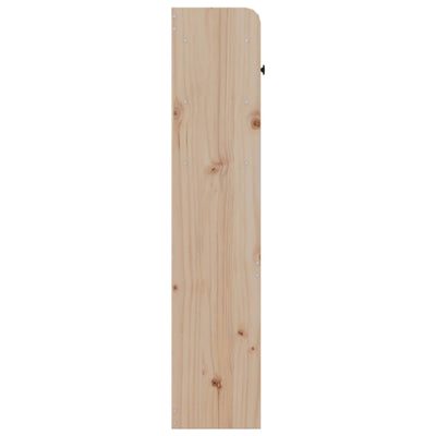 Sängynpääty säilytystilalla 200 cm täysi mänty