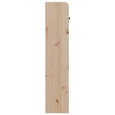 Sängynpääty säilytystilalla 180 cm täysi mänty