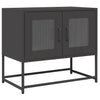 TV Kaappi Musta 68x39x60,5 cm Kylmävalssattu teräs