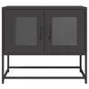 TV Kaappi Musta 68x39x60,5 cm Kylmävalssattu teräs