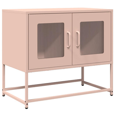 TV Kaappi Pinkki 68x39x60,5 cm Kylmävalssattu teräs