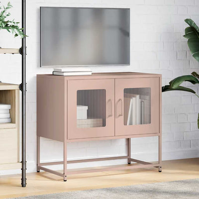 TV Kaappi Pinkki 68x39x60,5 cm Kylmävalssattu teräs