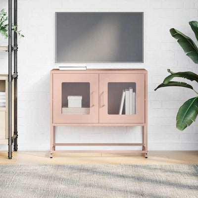 TV Kaappi Pinkki 68x39x60,5 cm Kylmävalssattu teräs