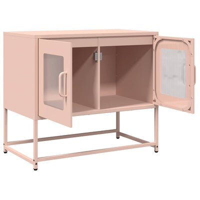 TV Kaappi Pinkki 68x39x60,5 cm Kylmävalssattu teräs