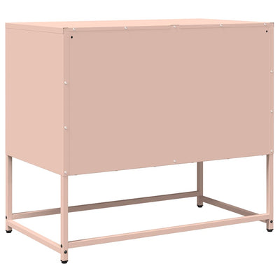 TV Kaappi Pinkki 68x39x60,5 cm Kylmävalssattu teräs