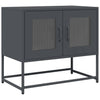TV Kaappi Antrasiitti 68x39x60,5 cm Kylmävalssattu teräs