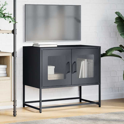 TV Kaappi Antrasiitti 68x39x60,5 cm Kylmävalssattu teräs