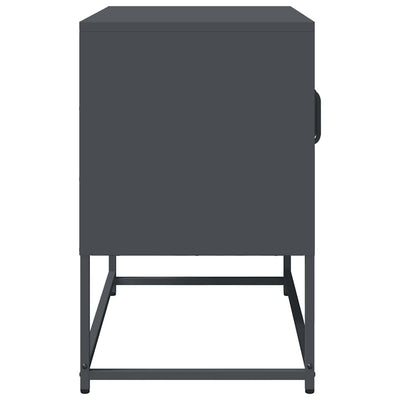 TV Kaappi Antrasiitti 68x39x60,5 cm Kylmävalssattu teräs