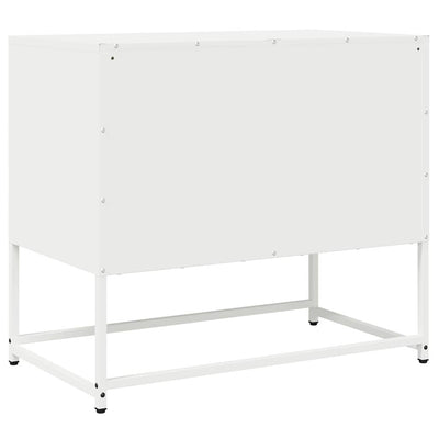 TV Kaappi Valkoinen 68x39x60,5 cm Kylmävalssattu teräs