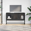 TV Kaappi Musta 100,5x39x60,5 cm Kylmävalssattu teräs